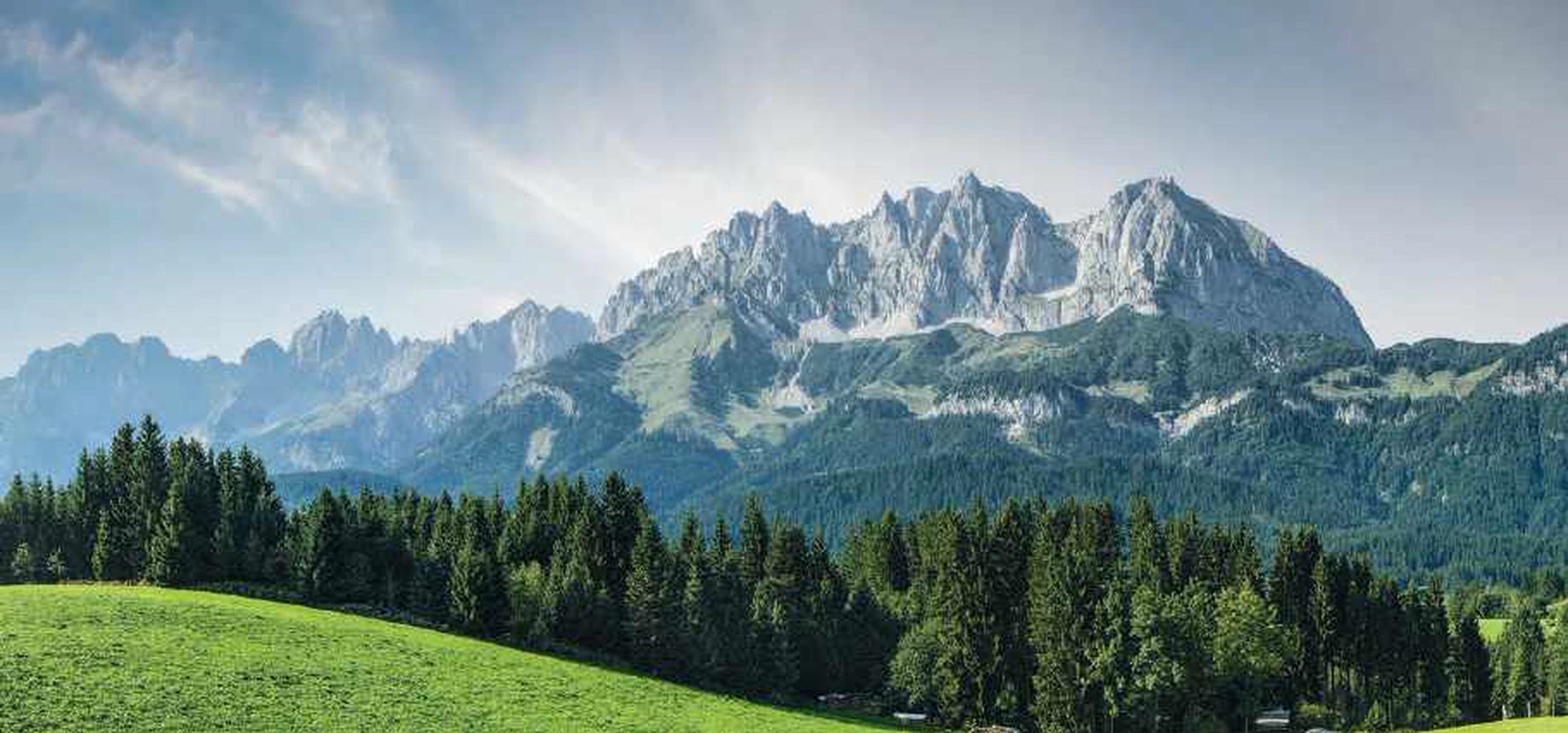 Panorama der Kitzbüheler Alpen